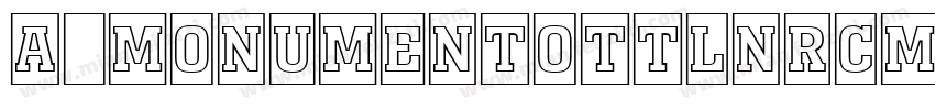 a_MonumentoTtlNrCmSw Bold字体转换